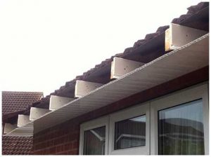 An example of soffit work carried out by Pedmore Roofing Services